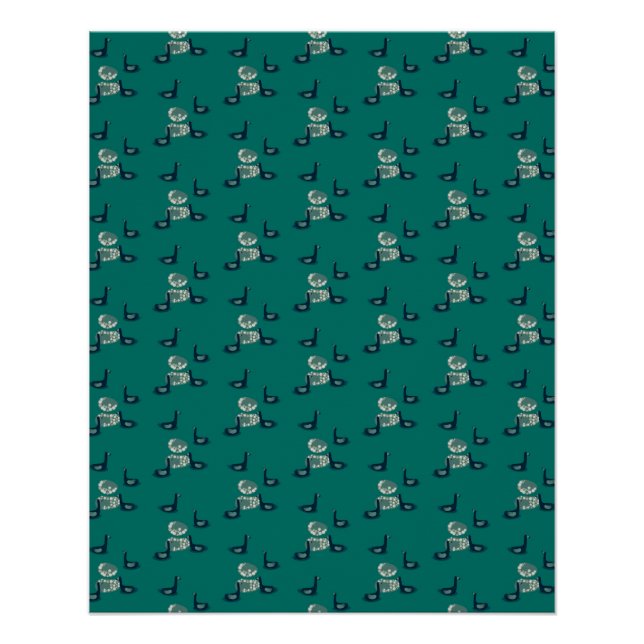 pattern_6_patos, um pôster brilhante da amiga de u (Frente)