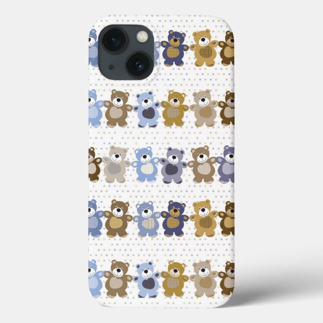 pattern of a toy teddy bear (Verso)