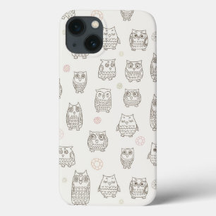 Pattern with owls