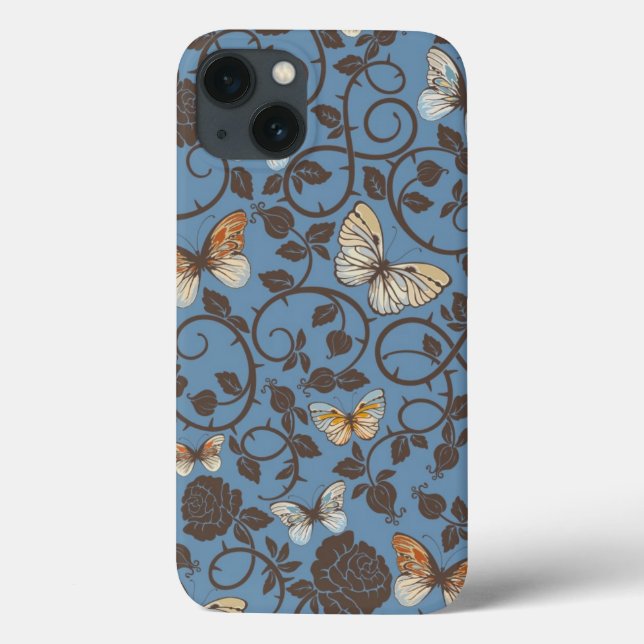 pattern with roses and butterfly (Verso)