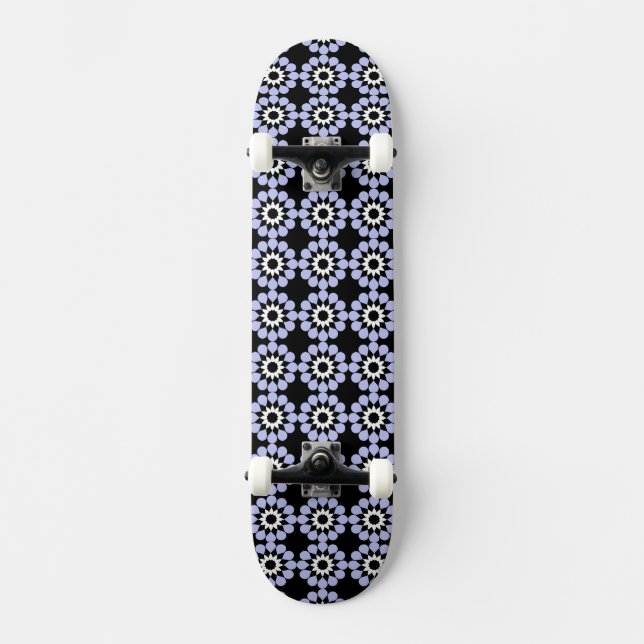 Patterno Floral Skateboard (Frente)