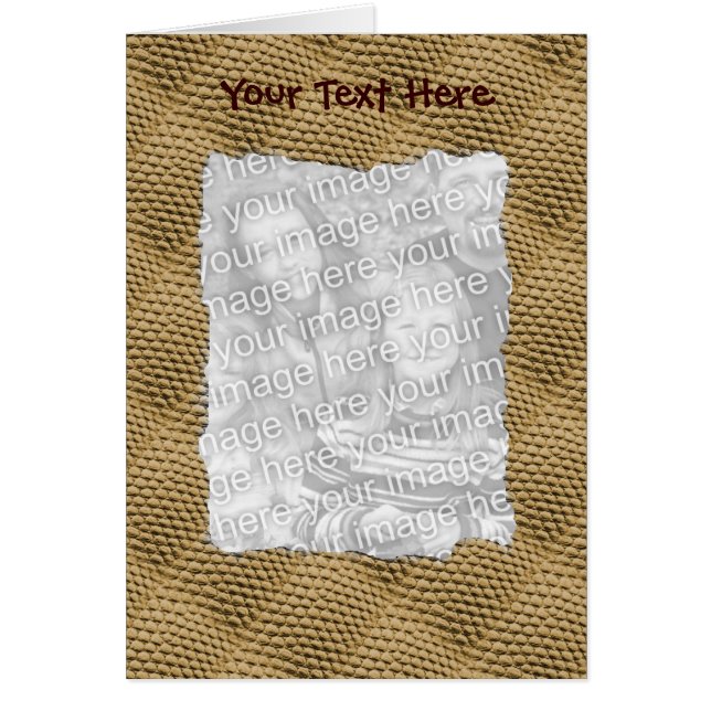 Patterno Snakeskin Design Seu Cartão com fotos (Frente)