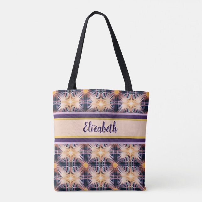 Patterns of Light  Tote Bag (Verso)