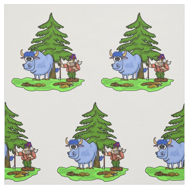 Paul Bunyan (barbeado) e tecido azul do borracho (Modelo)