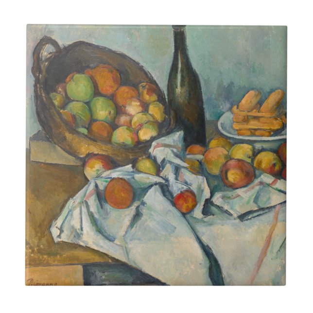 Paul Cezanne - A Cesta de Maçãs (Frente)