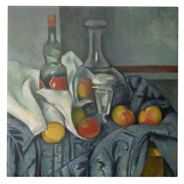 Paul Cezanne | a garrafa do Peppermint, 1893-95 (Frente)