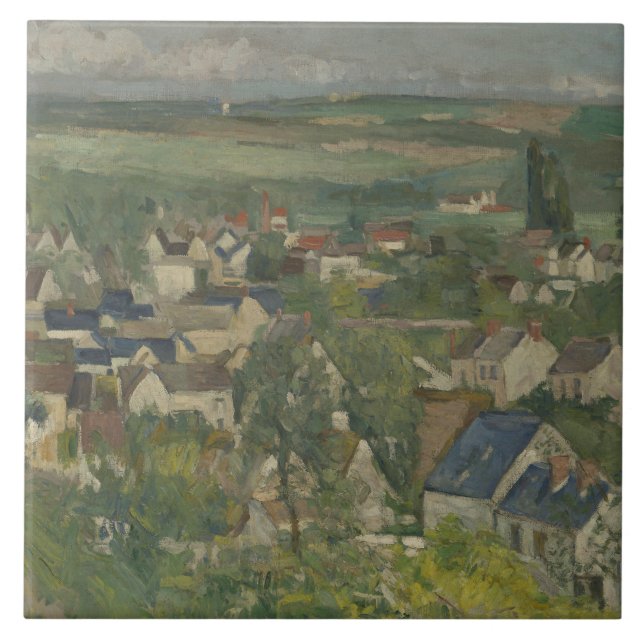 Paul Cezanne - Auvers, Visão Panorâmica (Frente)