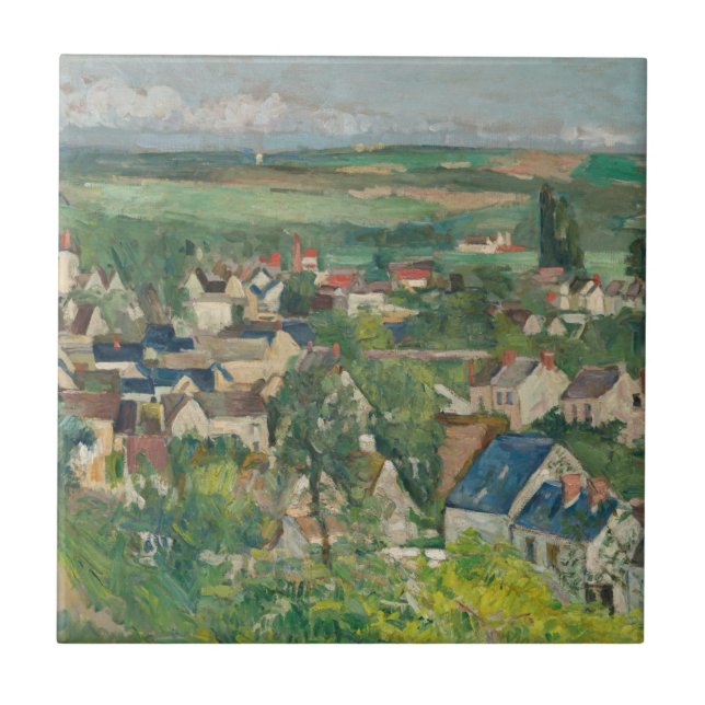 Paul Cezanne - Auvers, Visão Panorâmica (Frente)