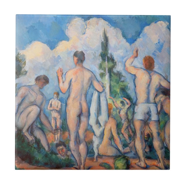 Paul Cezanne - Banhistas (Frente)