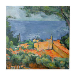 Paul Cezanne - Estaque com Telhados Vermelhos