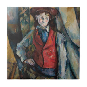 Paul Cezanne - Menino no Colete Vermelho