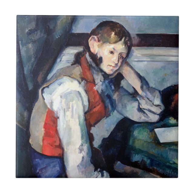 Paul Cezanne - Menino no Colete Vermelho (Frente)