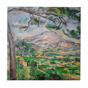 Paul Cezanne - Mont Sainte-Victoire e pinheiro Gra