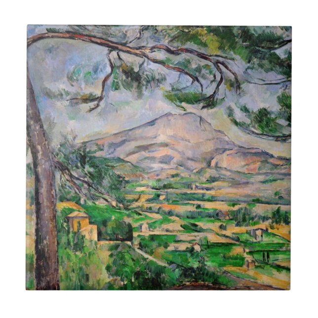 Paul Cezanne - Mont Sainte-Victoire e pinheiro Gra (Frente)