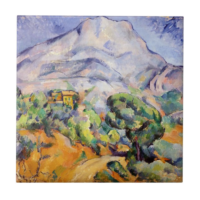 Paul Cezanne - Mont Sainte-Victoire, Tholonet Road (Frente)