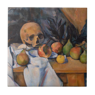 Paul Cezanne - Natureza Morta com Caveira