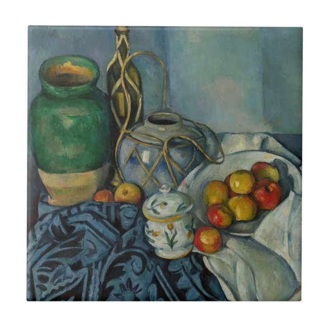 Paul Cezanne - Natureza Morta com Maçãs (Frente)