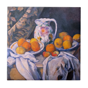 Paul Cezanne - Natureza-Morta com uma Cortina