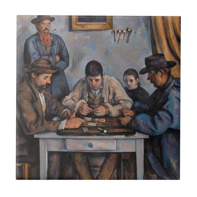 Paul Cezanne - Os Jogadores De Cartão (Frente)