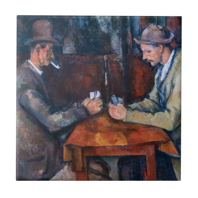 Paul Cezanne - Os Jogadores De Cartão (Frente)