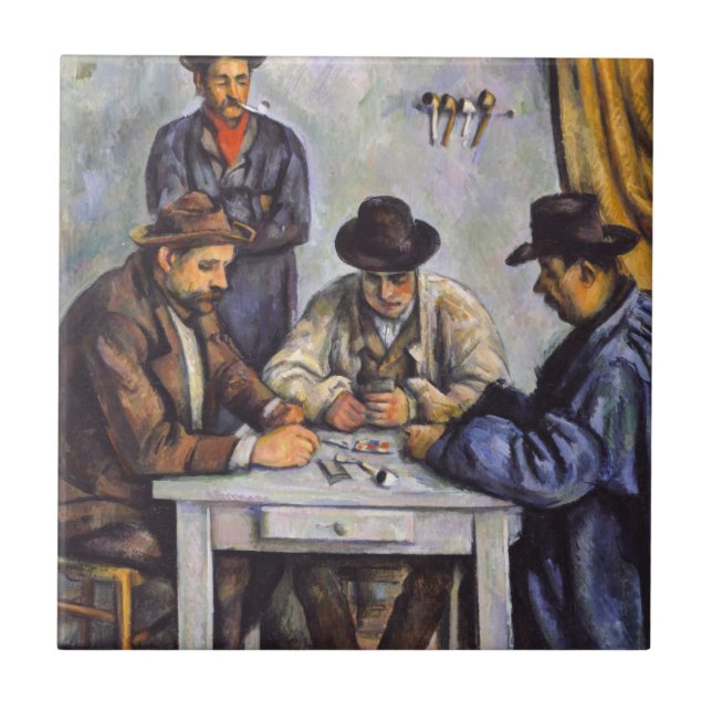Paul Cezanne - Os Jogadores De Cartão (Frente)
