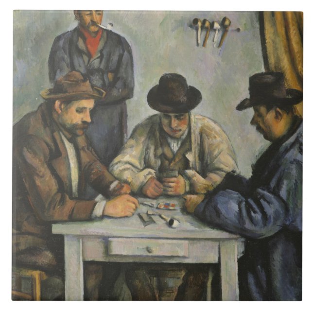 Paul Cezanne - Os Jogadores De Cartão (Frente)