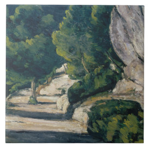 Paul Cezanne - Paisagem. Estrada com Árvores em R