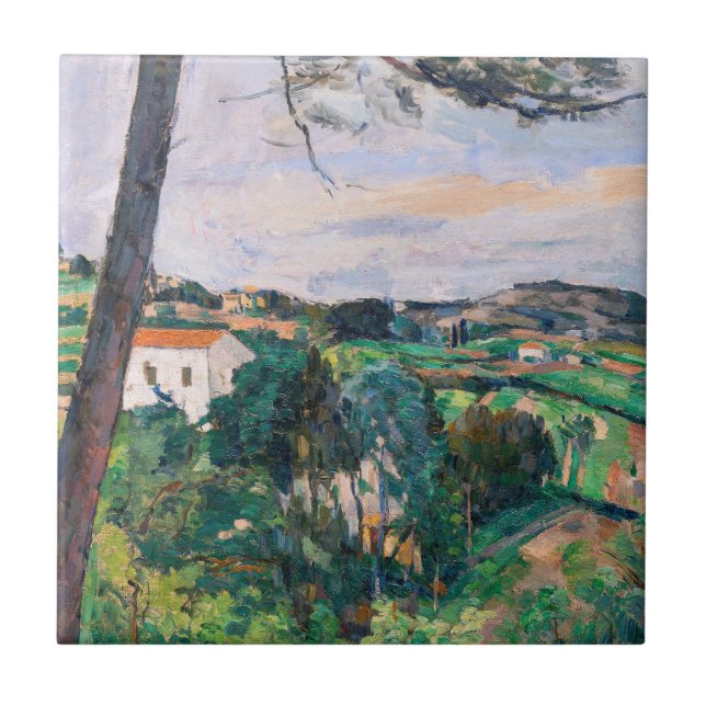 Paul Cezanne - Pinheiro em L'Estaque (Frente)