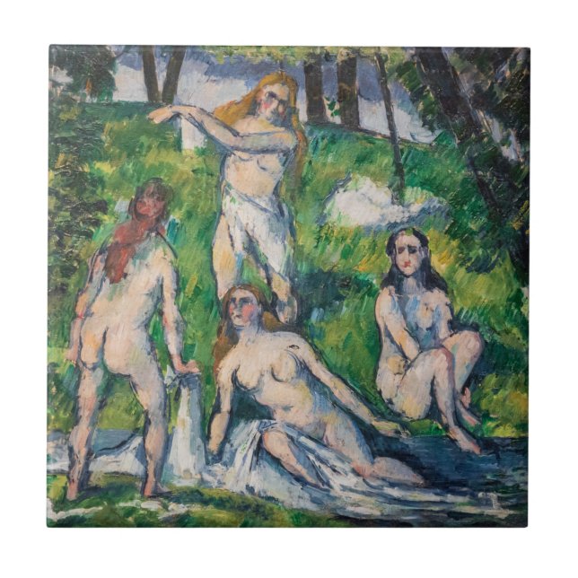 Paul Cezanne - Quatro Bathers (Frente)