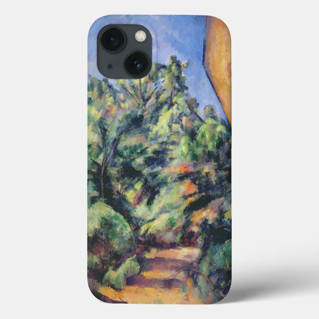 Paul Cezanne | Red rock, c.1895 (oil on canvas) (Verso)