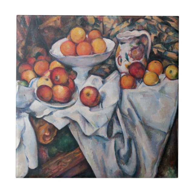 Paul Cezanne - Vida Estática, Maçãs e Laranjas (Frente)