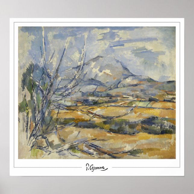 Paul Cézanne Zedign Art Poster #4 (Frente)