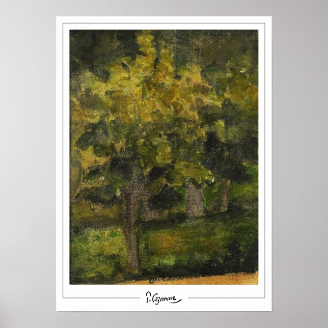 Paul Cézanne Zedign Art Poster #724 (Frente)