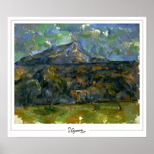 Paul Cézanne Zedign Art Poster nº 14 (Frente)