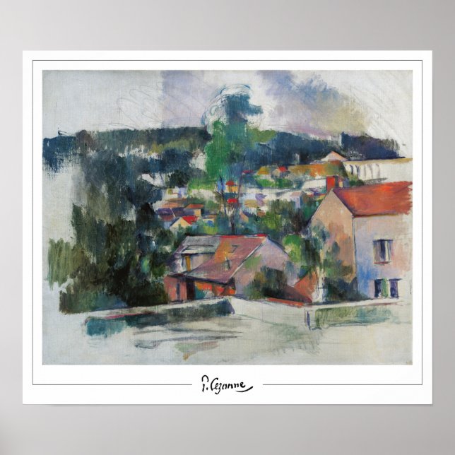 Paul Cézanne Zedign Art Poster nº 28 (Frente)