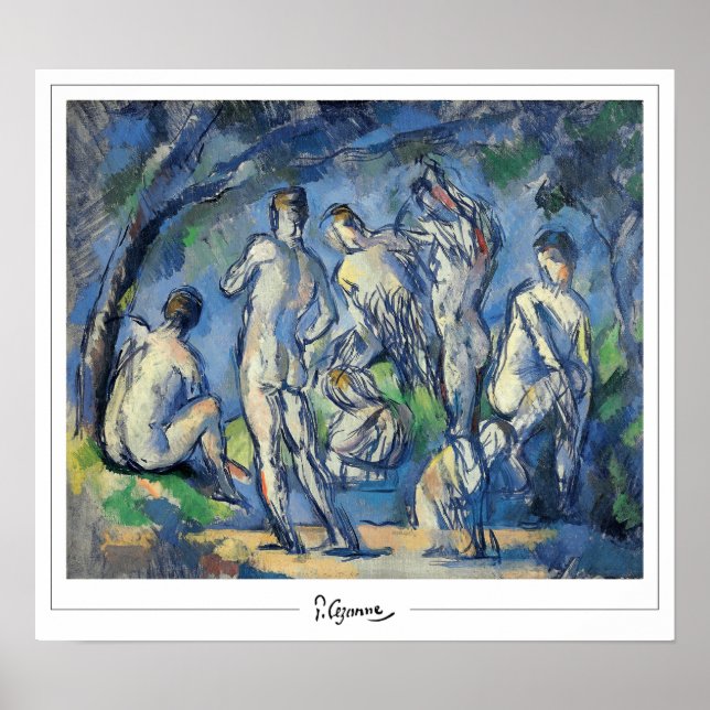 Paul Cézanne Zedign Art Poster nº 34 (Frente)