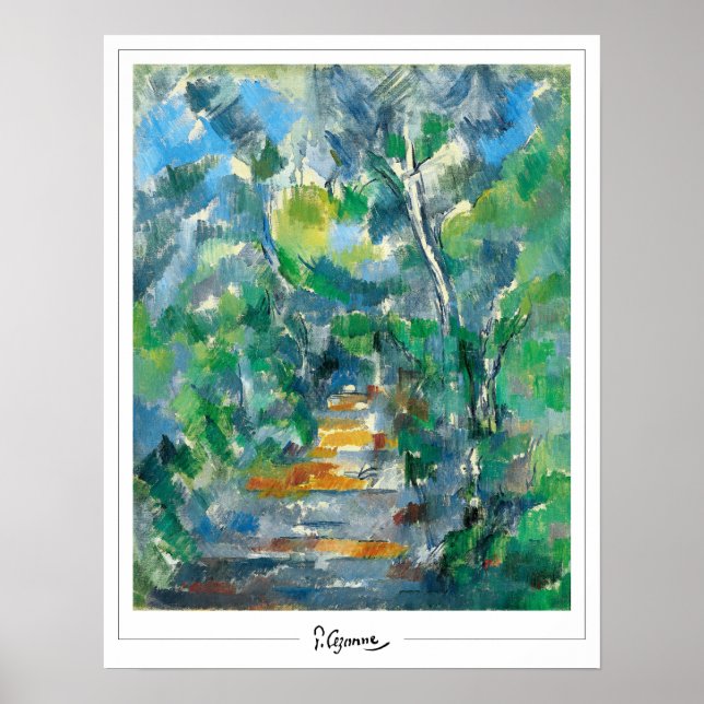 Paul Cézanne Zedign Art Poster nº 5 (Frente)