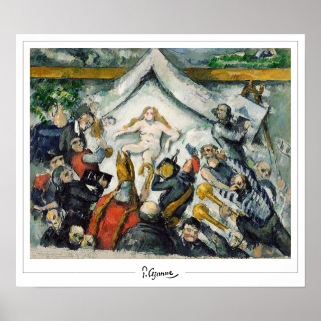 Paul Cézanne Zedign Art Poster nº 51 (Frente)