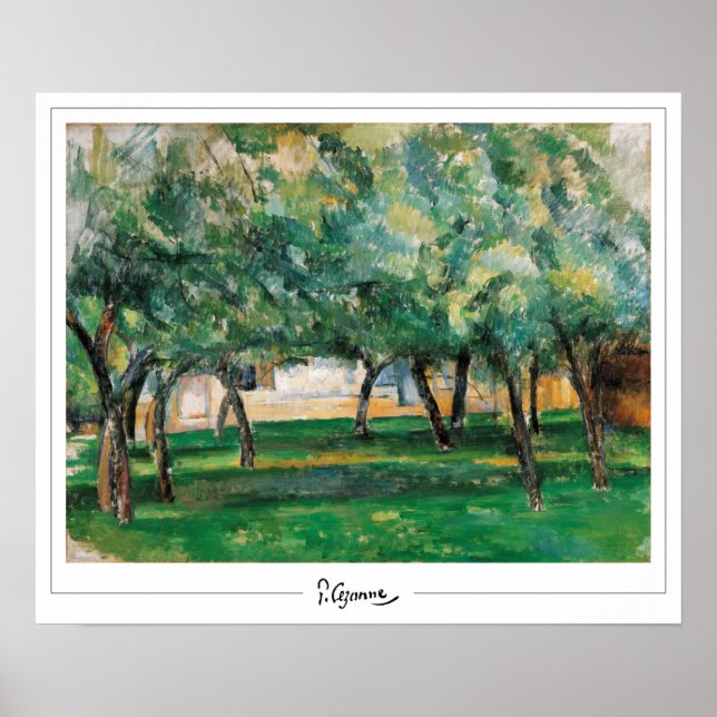 Paul Cézanne Zedign Art Poster nº 7 (Frente)