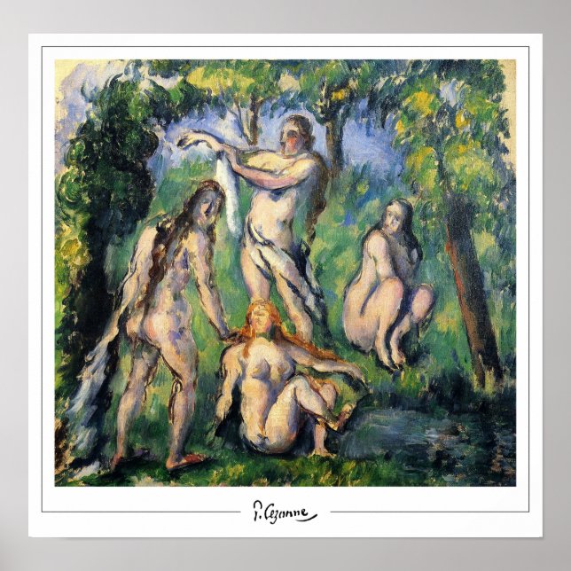 Paul Cézanne Zedign Art Poster nº 786 (Frente)