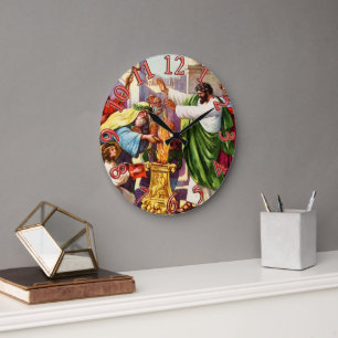 paul cuida de um homem coxo no relógio da lystra