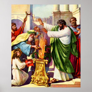 Paul cura um homem coxo no poster do lystra