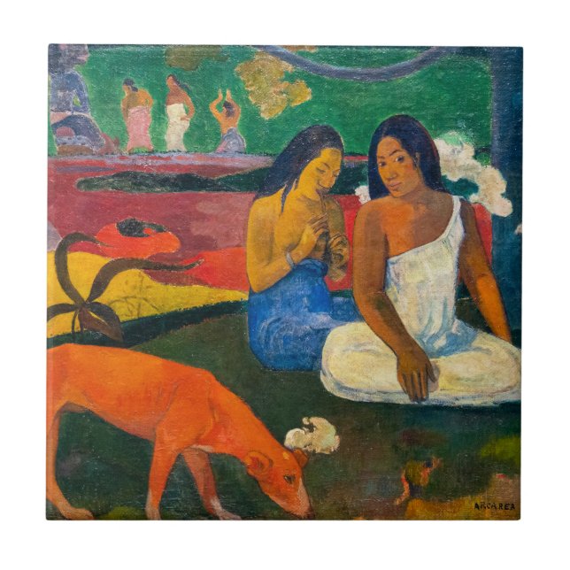 Paul Gauguin - Arearea / O Cão Vermelho (Frente)