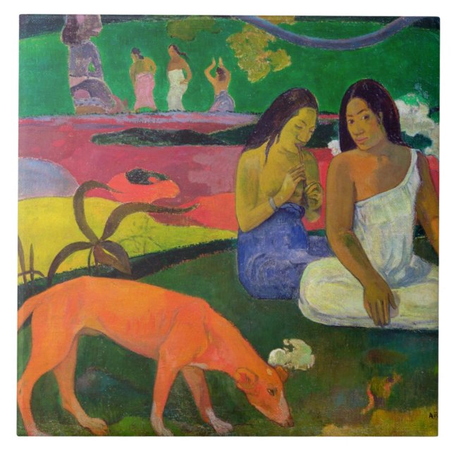 Paul Gauguin | Arearea (o cão vermelho), 1892 (Frente)