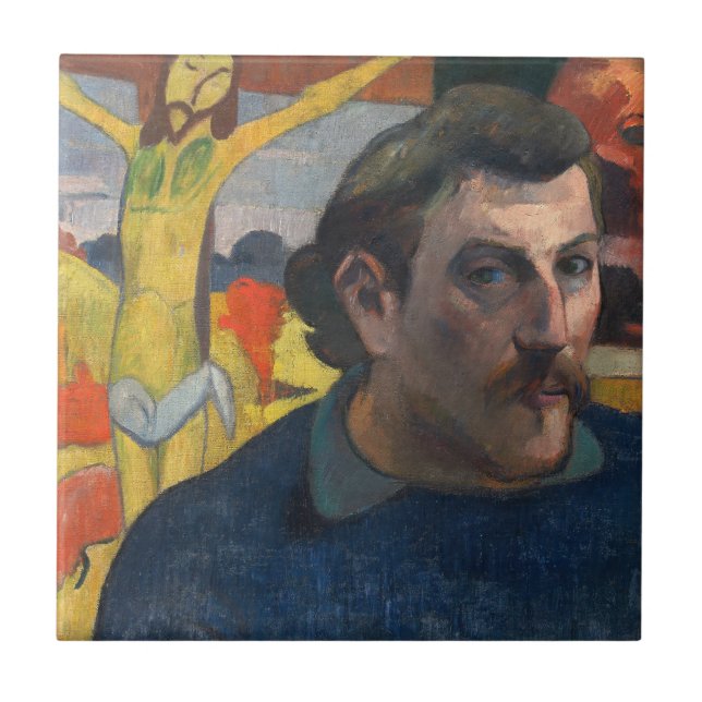 Paul Gauguin - Autorretrato com Cristo Amarelo (Frente)