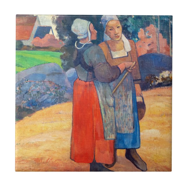 Paul Gauguin - Camponesas Bretãs (Frente)