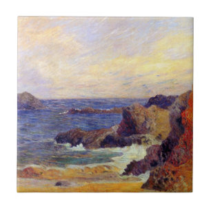 Paul Gauguin - Costa Rochosa Pintura de Arte Fina