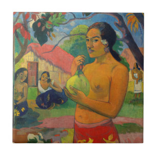 Paul Gauguin - Mulher segurando uma Fruta