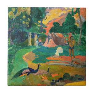 Paul Gauguin - Paisagem com Pavões / Matamoe