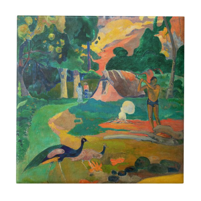 Paul Gauguin - Paisagem com Peacocks / Matamoe (Frente)